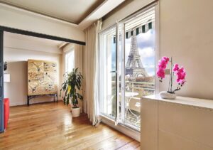 Eiffel Tower View Vacation Rental Apartment