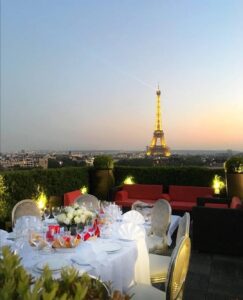 Plaza Athenee Terrace Suite with Eiffel View