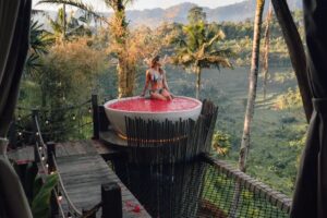 Flower Bath at Camaya Bali - One of the Top Airbnbs in the world
