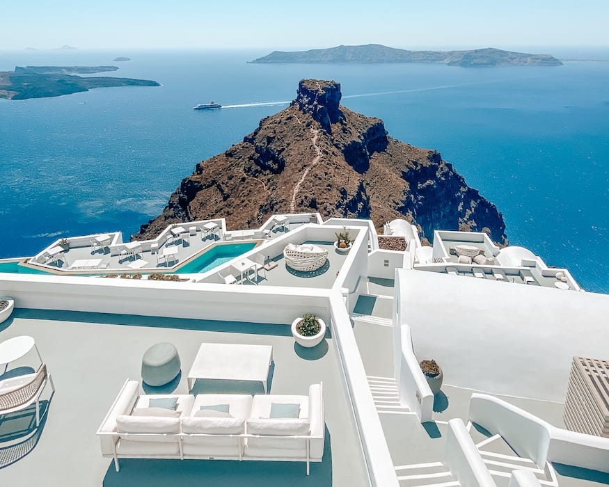 Stunning Sea Views from Grace Hotel Santorini